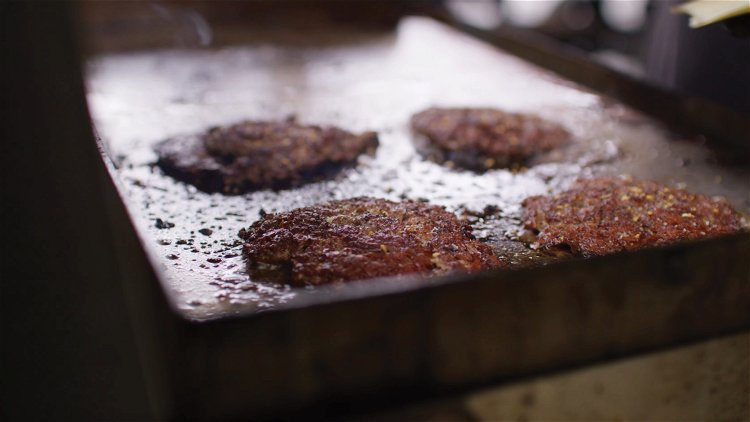 Image of Season the smashed patties with Cattleman’s Grill Lone Star Brisket...