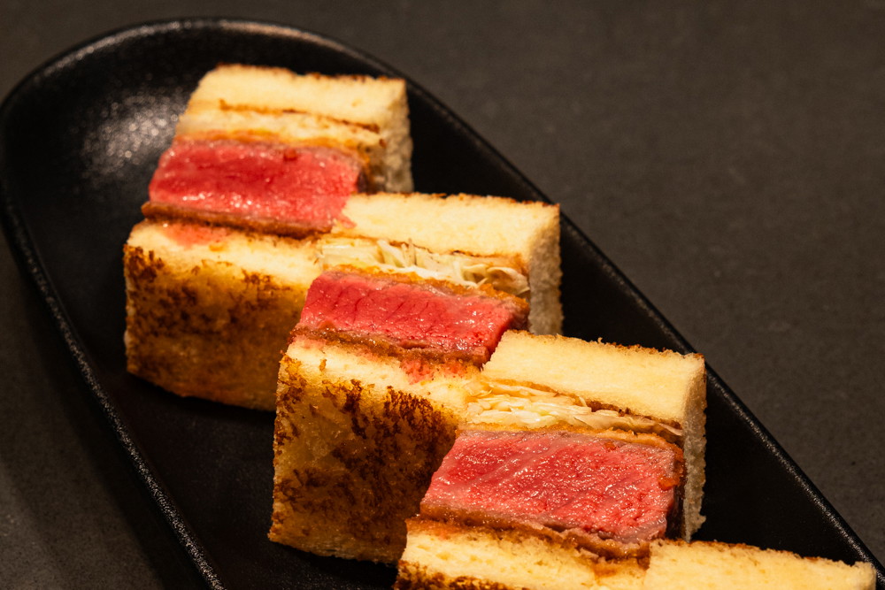 Wagyu katsu sando
