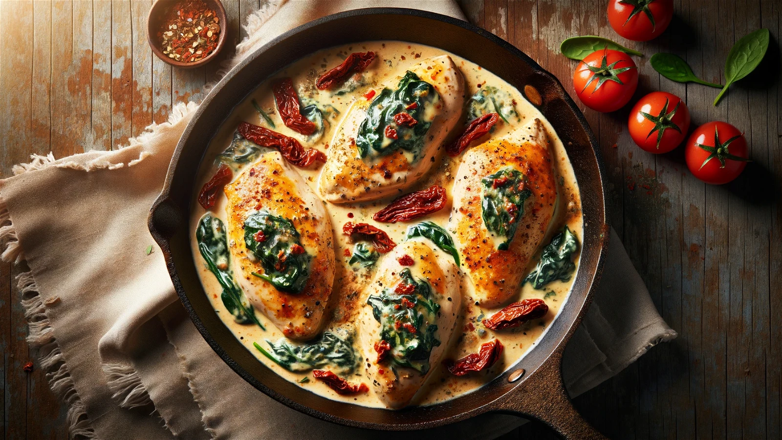 Keto Tuscan Chicken