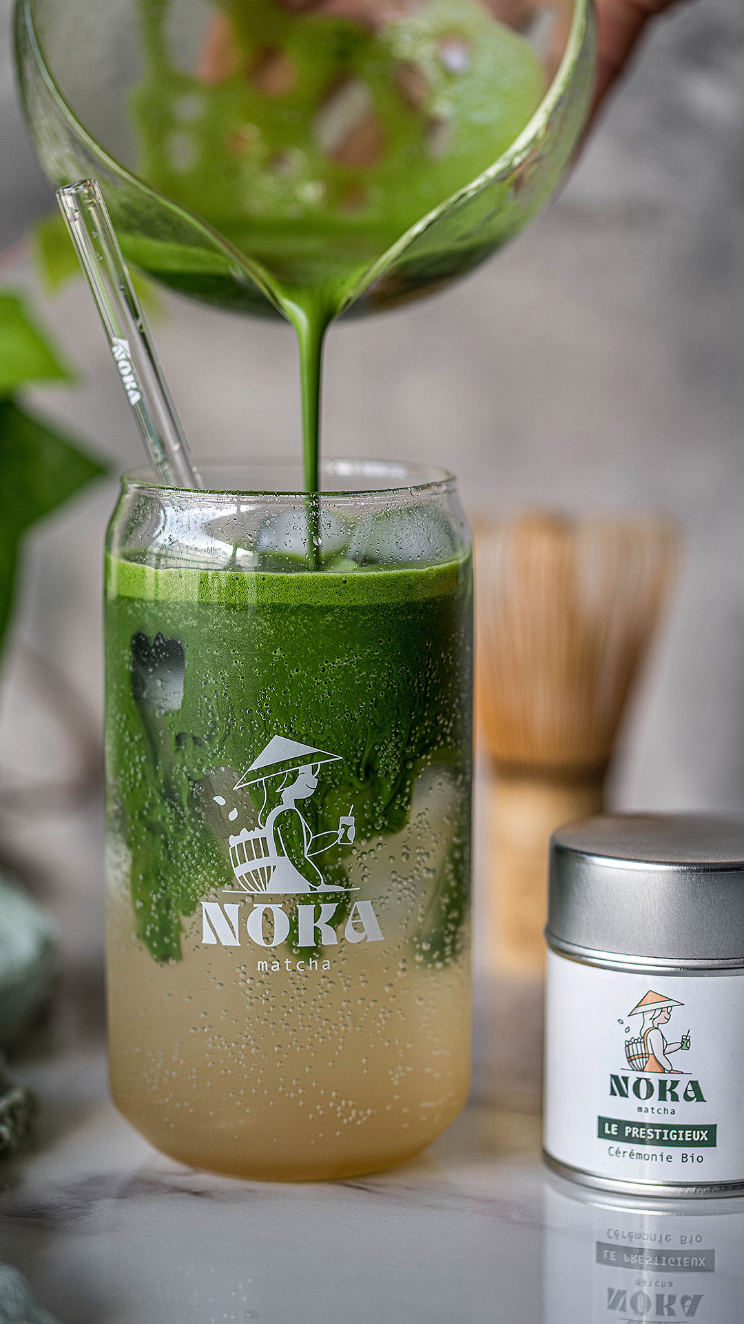 Limonade Matcha Yuzu & Fleur d’Oranger