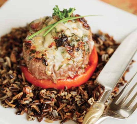 Grilled Tenderloin with Gorgonzola Walnut Crust