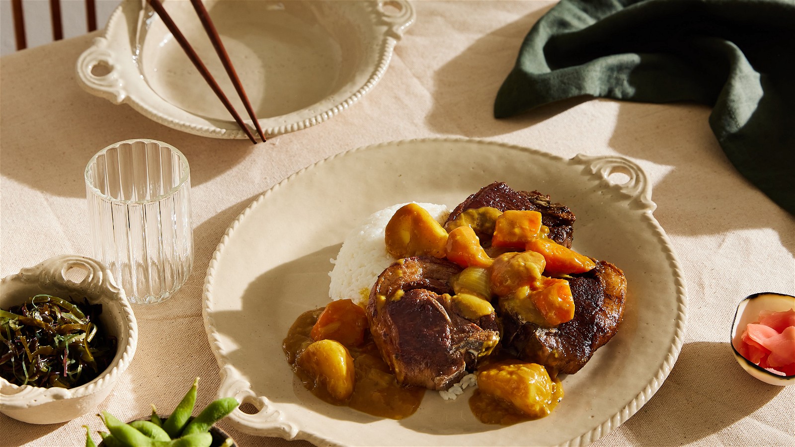 Image of Braised Lamb Shanks With Root Vegetables