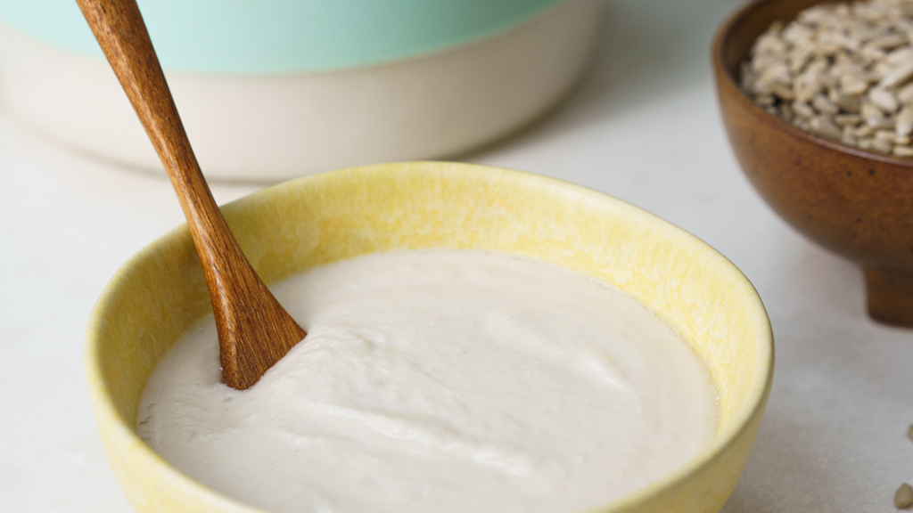 Image of Homemade sunflower seed yogurt