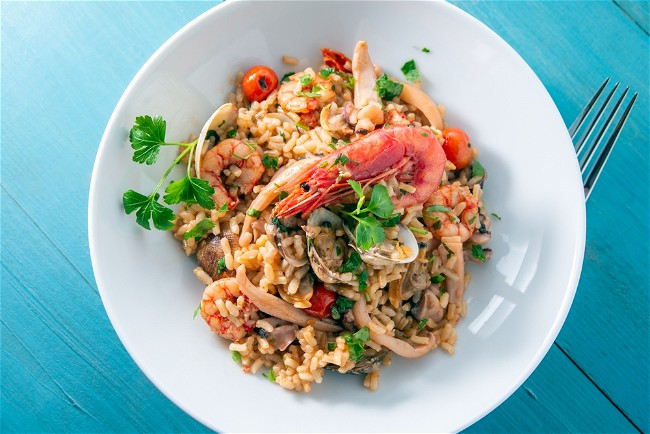 Image of Pescatorial Paradise Risotto