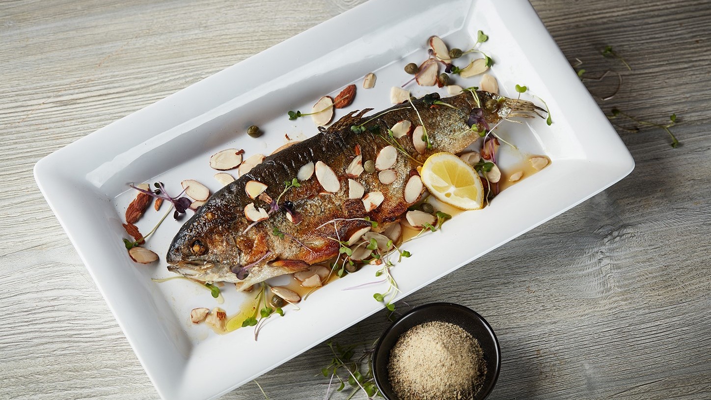 Image of Pan Seared Trout with Toasted Almonds