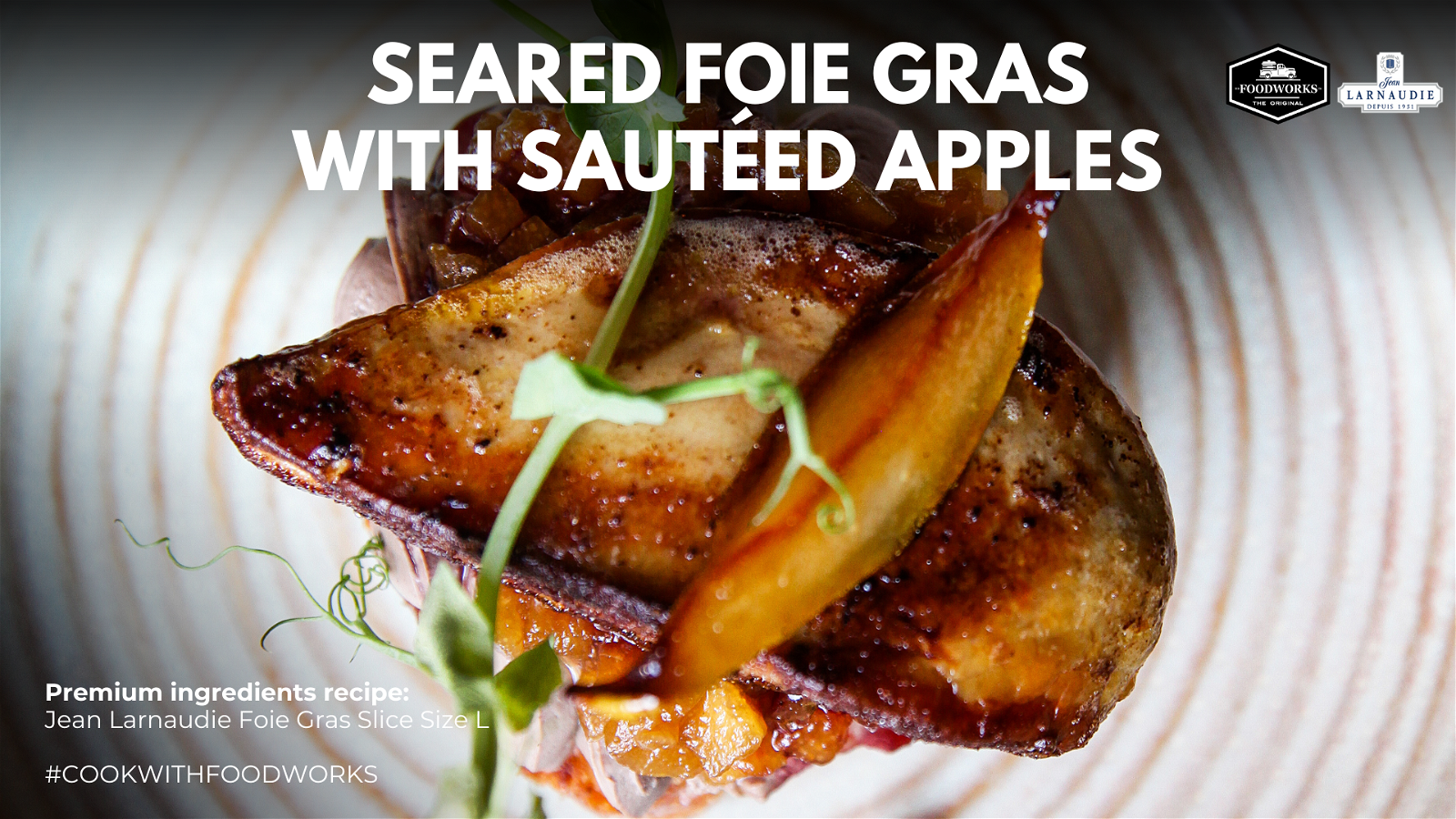 Image of Seared Foie Gras with Suatéed Apples