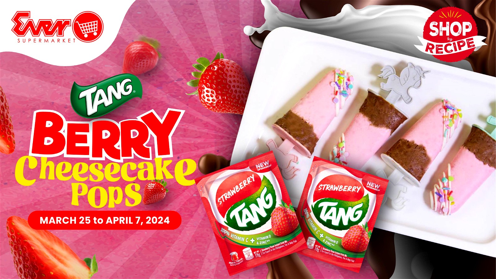 Image of Tang Berry Cheesecake Pops.
