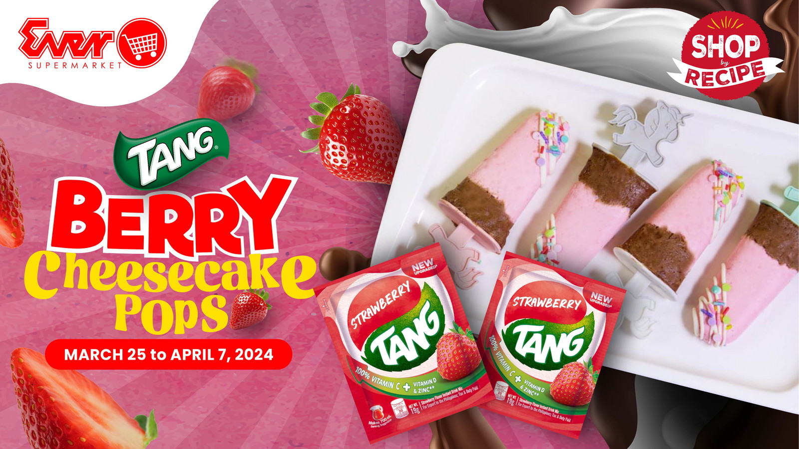 Image of Tang Berry Cheesecake Pops.