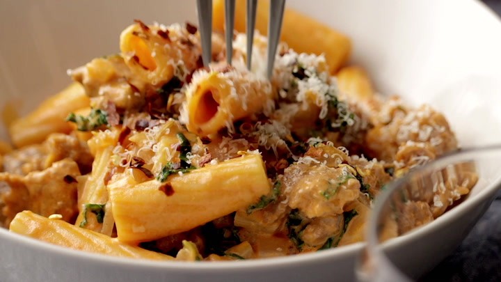 Image of Date Night Rigatoni with Sausage and Kale