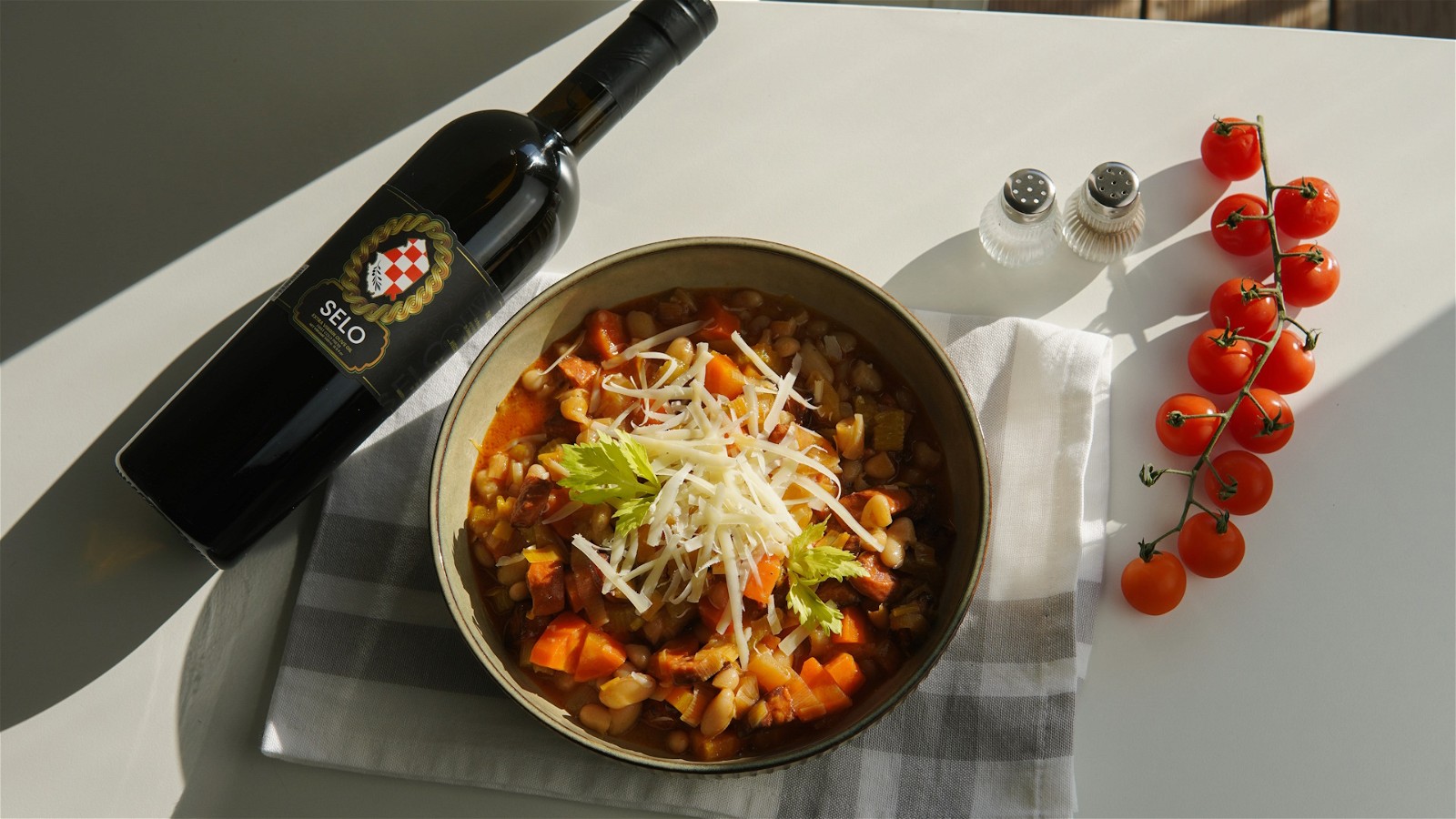 Image of White Beans with Chorizo and Parmesan
