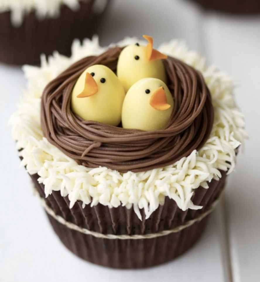 Cupcakes Façon Nid de Pâques