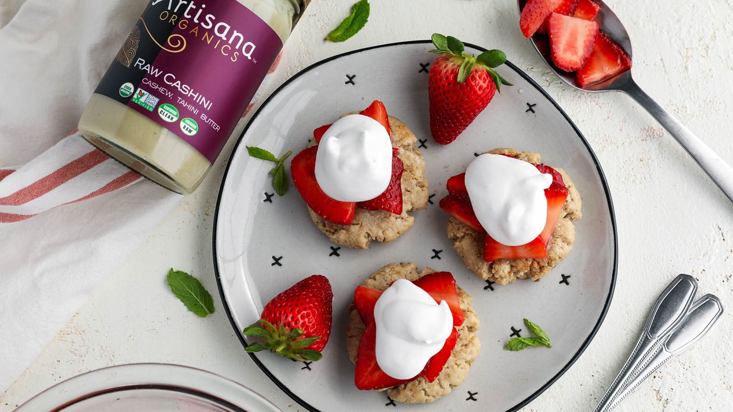 Image of Strawberry Cashini Shortcake | Vegan, Gluten-Free