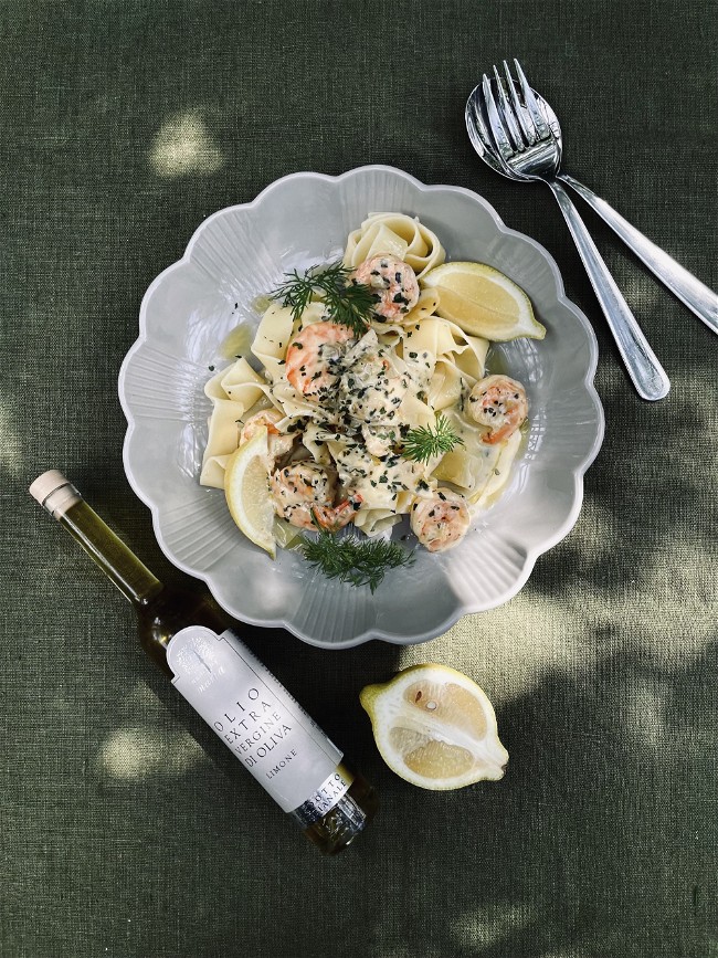 Image of Creamy Lemon Shrimp Pasta