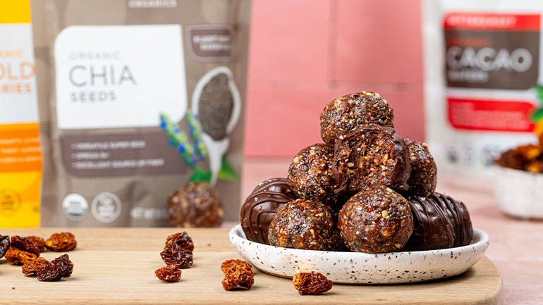 Image of Fruit and Nut Chia Bites