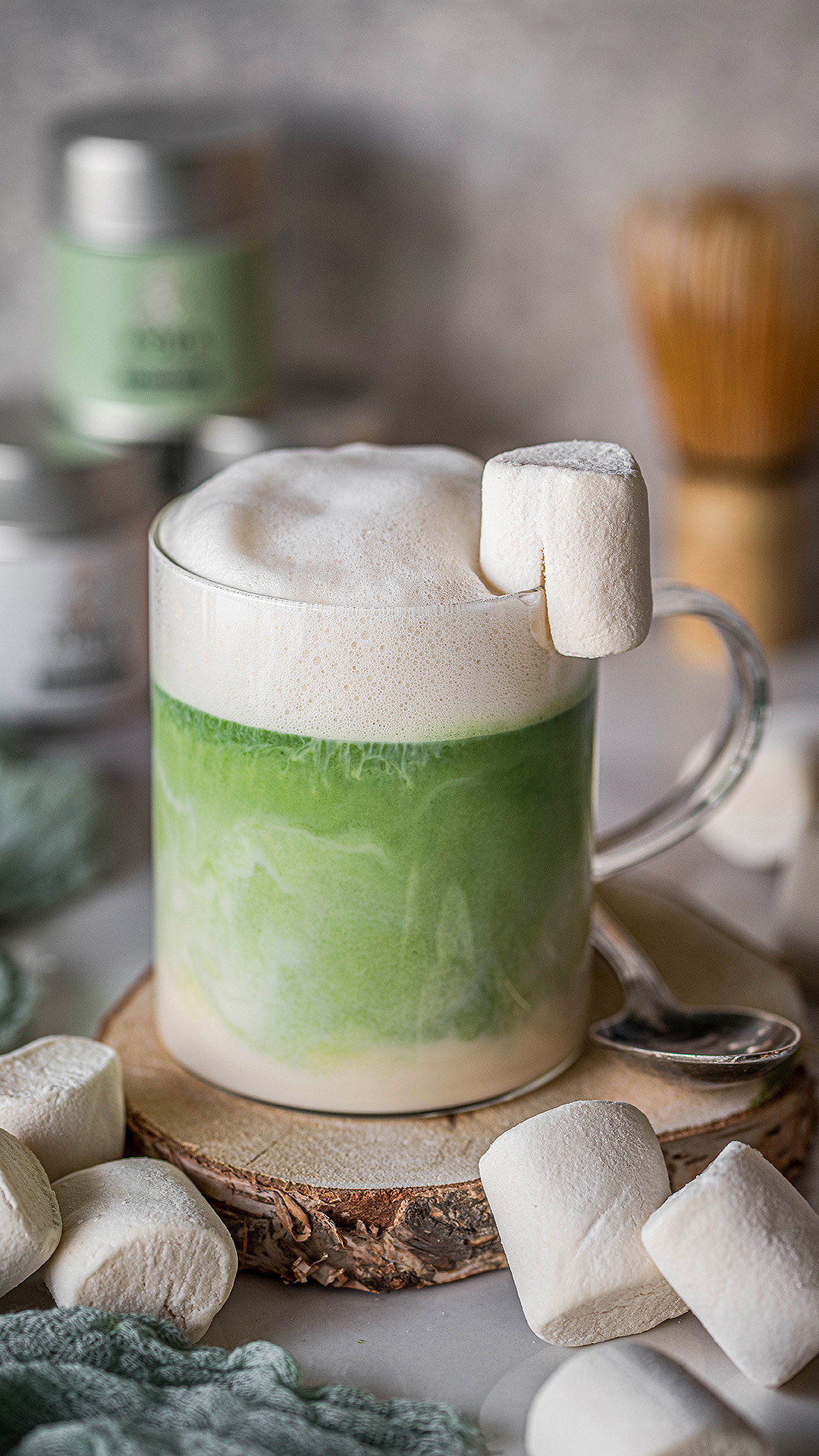 Latte chocolat blanc & guimauves