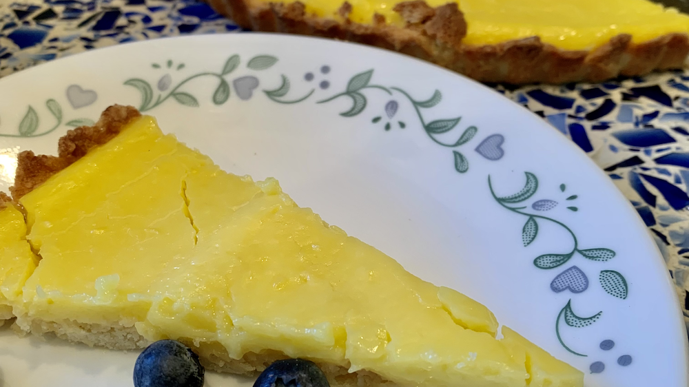 Image of Lemon Curd Tart with Olive Oil