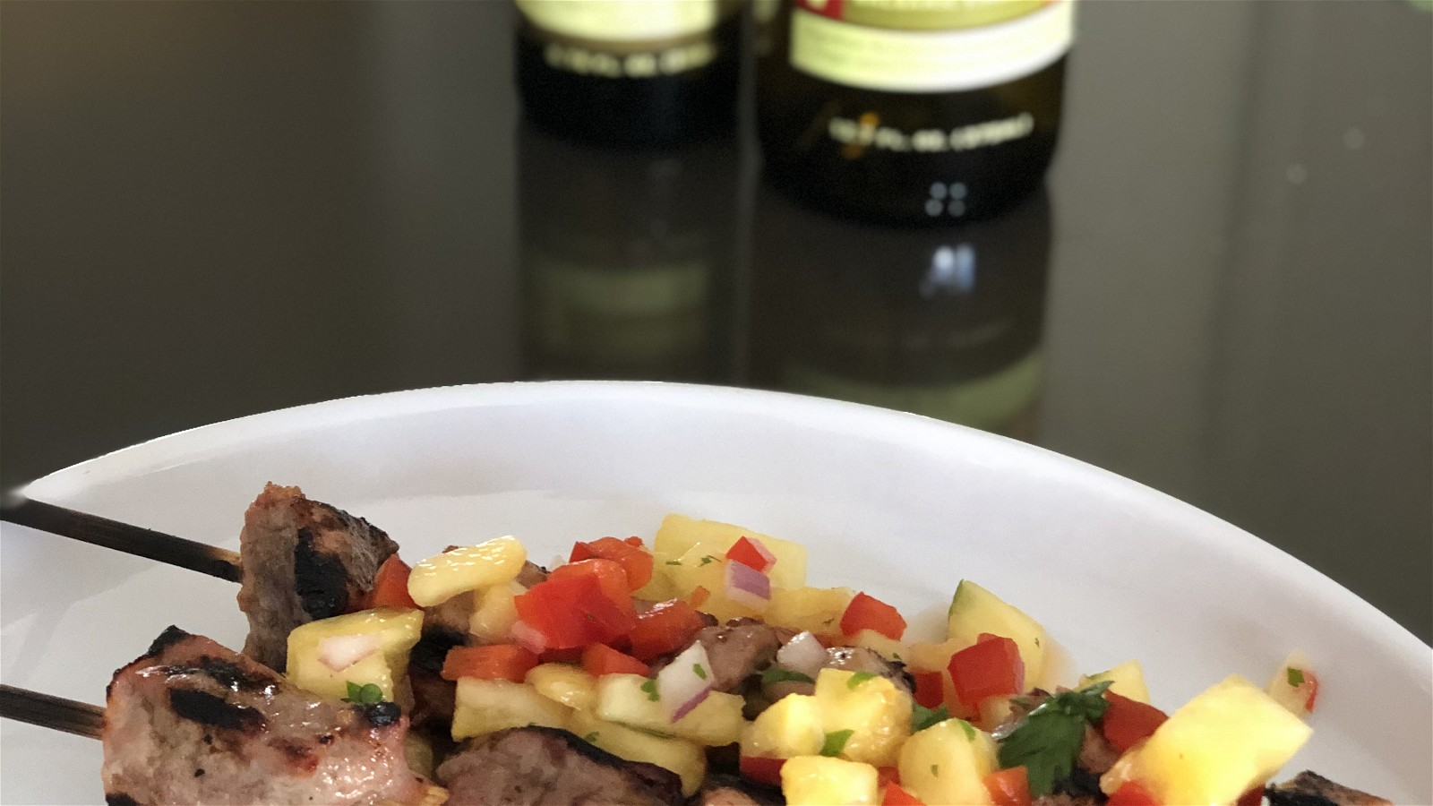 Grilled Pork with Pineapple Salsa