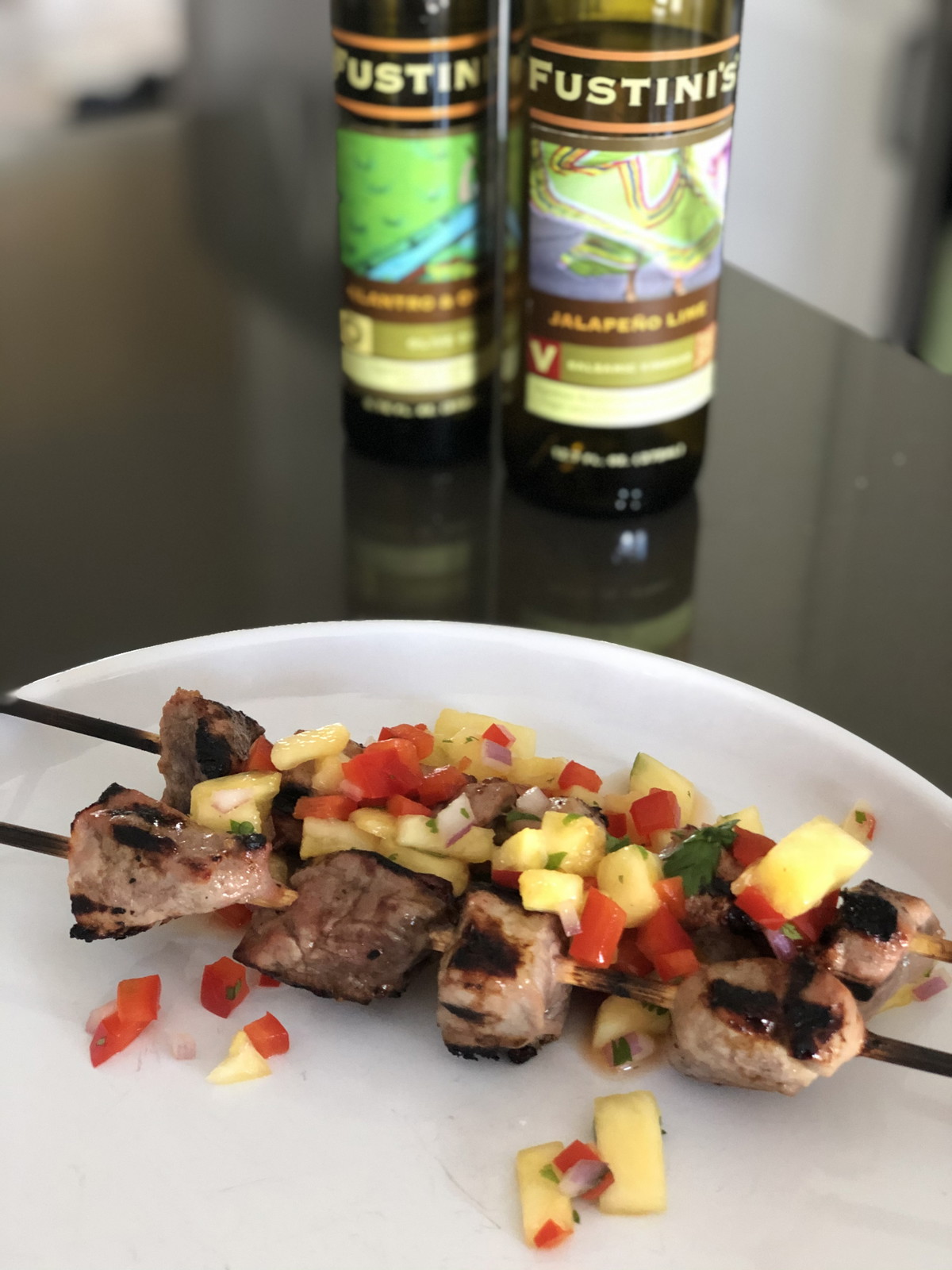 Grilled Pork with Pineapple Salsa