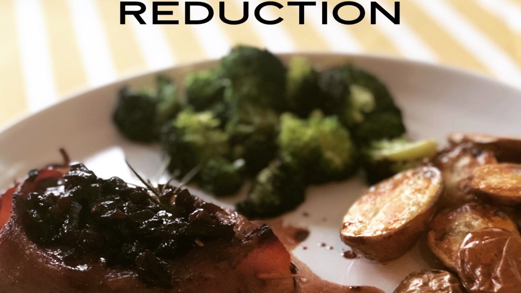 Bacon Wrapped Filet with Balsamic Red Wine Reduction