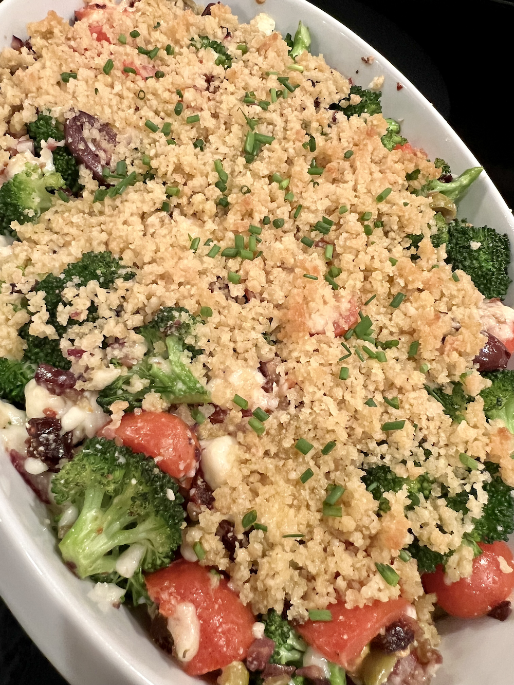 Olive Broccoli Bake