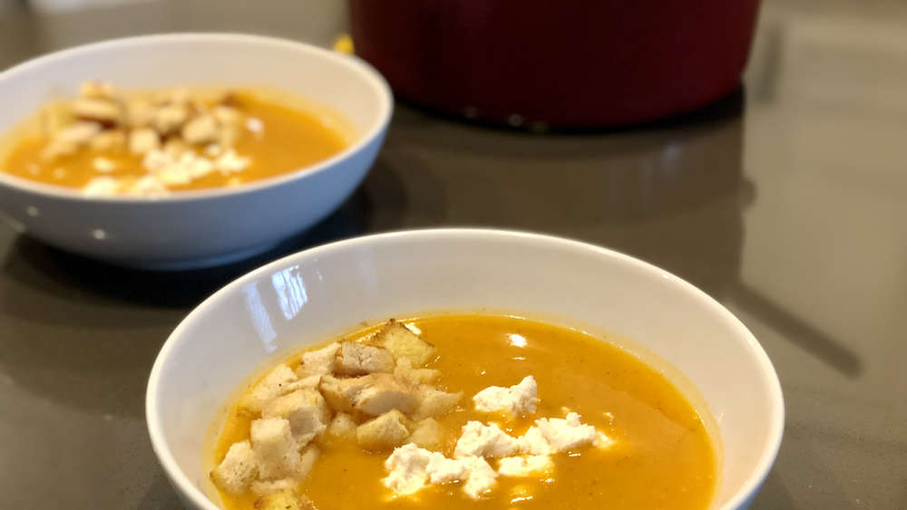 Image of Butternut Squash and Tomato Soup