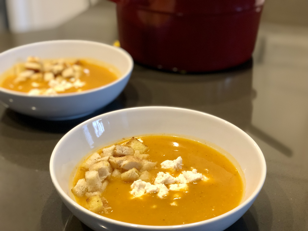 Butternut Squash and Tomato Soup