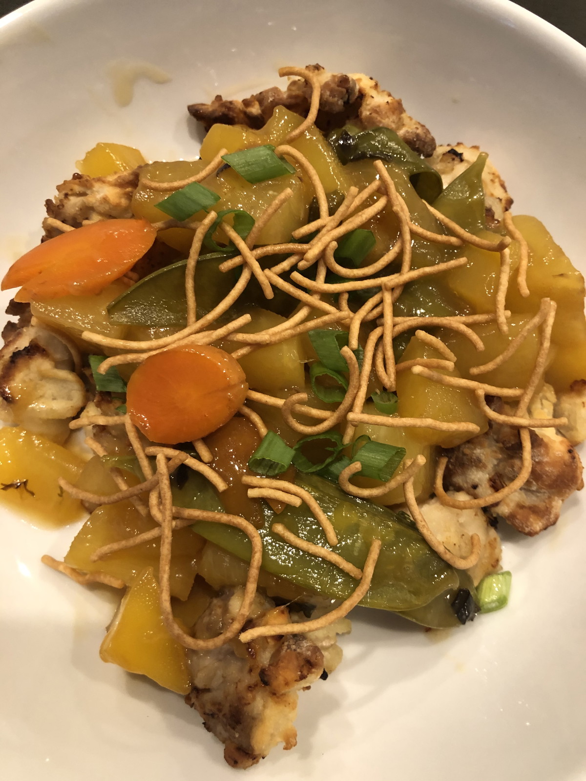 Chicken with Pineapple and Mango