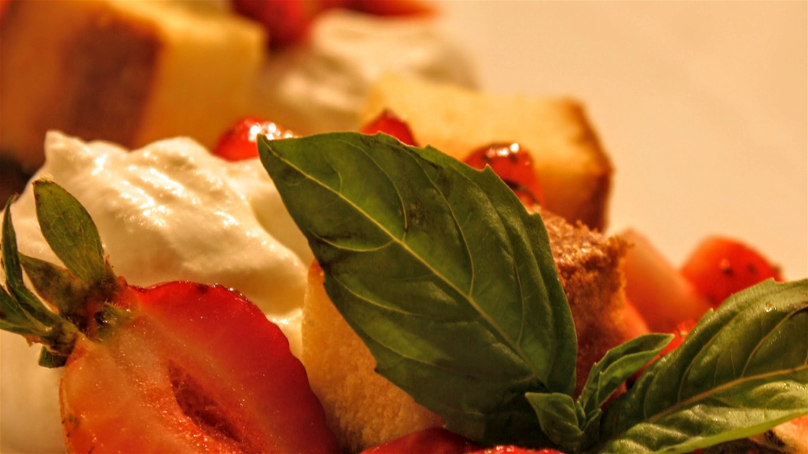 Strawberry Shortcake with Whipped Cream