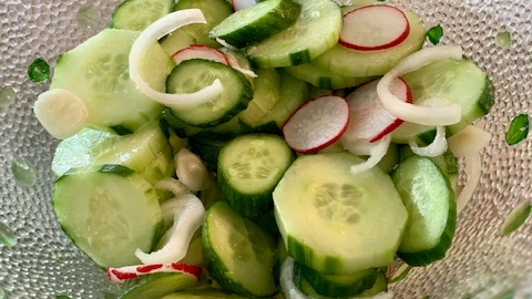 Marinated Cucumber Salad
