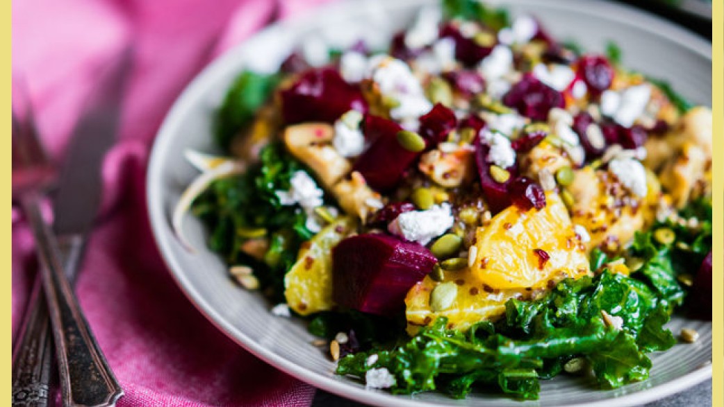Image of Roasted Beet, Carrot and Blue Cheese Salad
