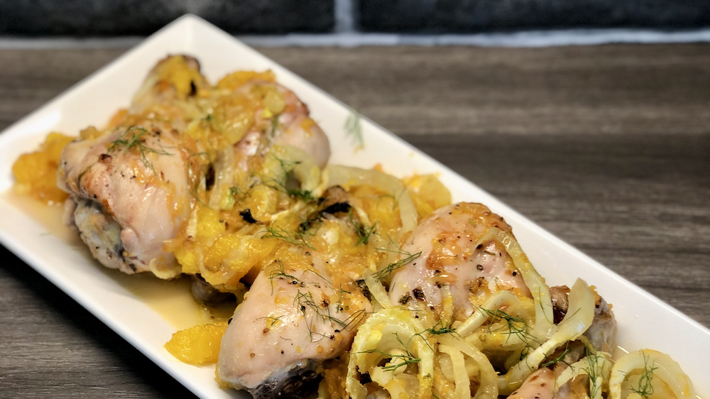 Image of Roast Chicken with Fennel and Citrus