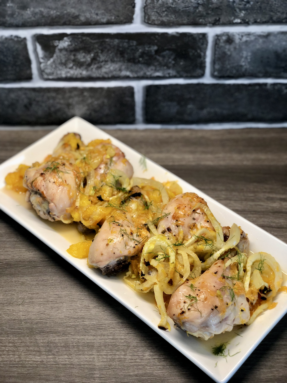 Roast Chicken with Fennel and Citrus