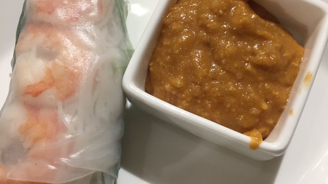 Image of Spring Rolls with Peanut Sauce