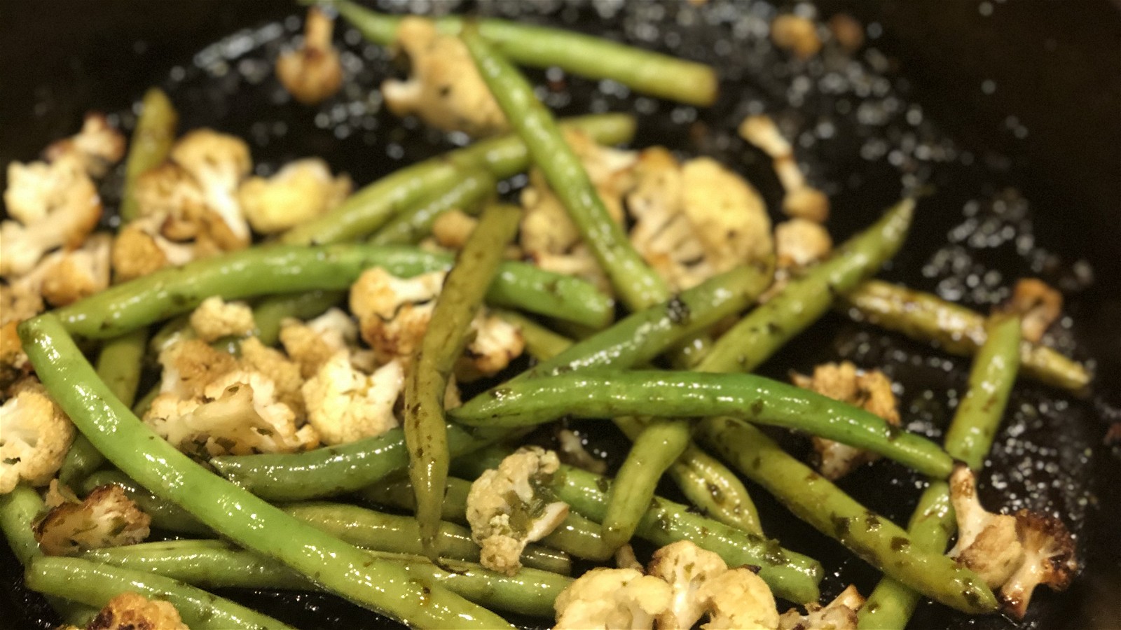 Image of Stir Fried Cauliflower and Green Beans