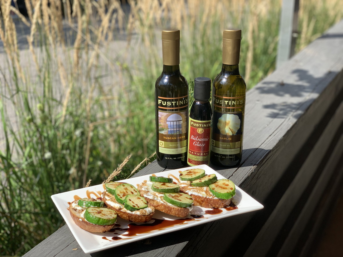 Summer Squash Tartines