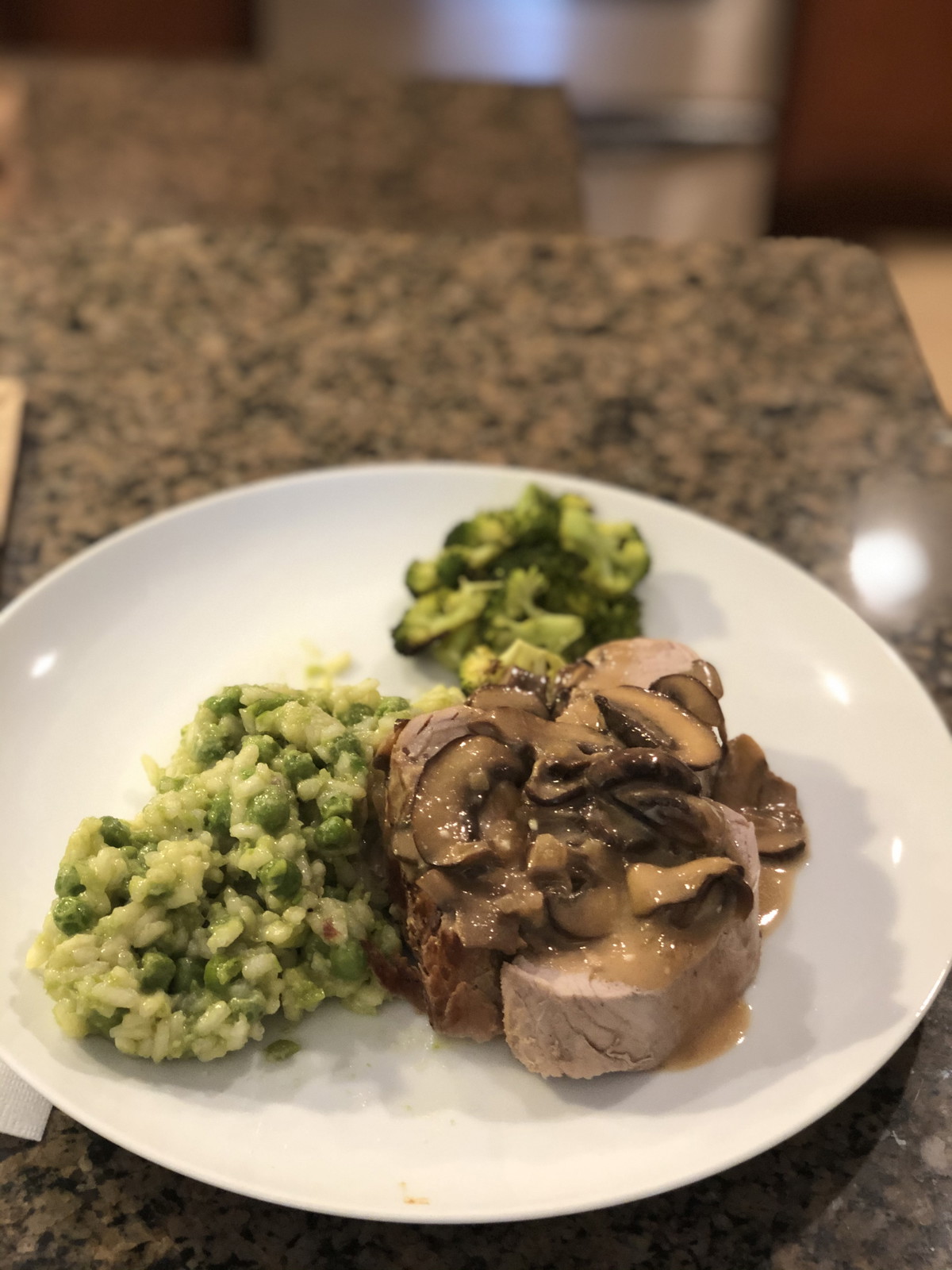 Green Pea Risotto