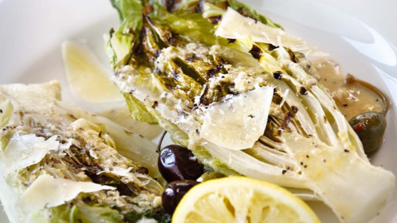 Image of Grilled Hearts of Romaine Salad