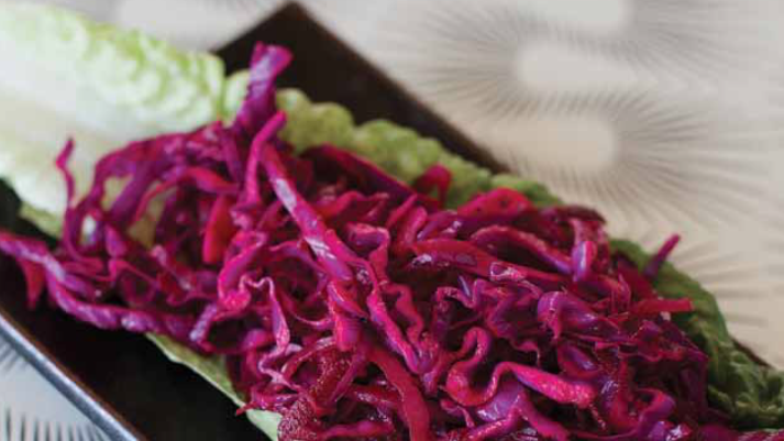 Beet and Cabbage Slaw