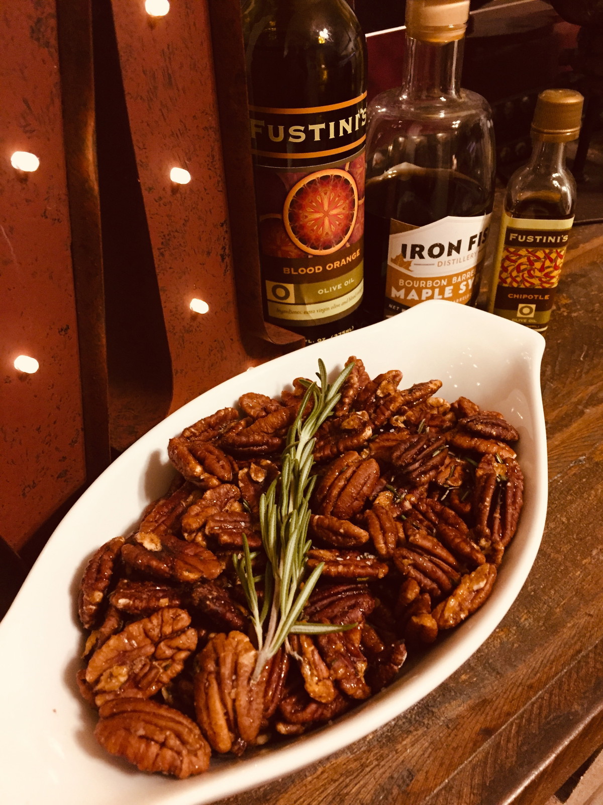 Rosemary Chipotle Pecans
