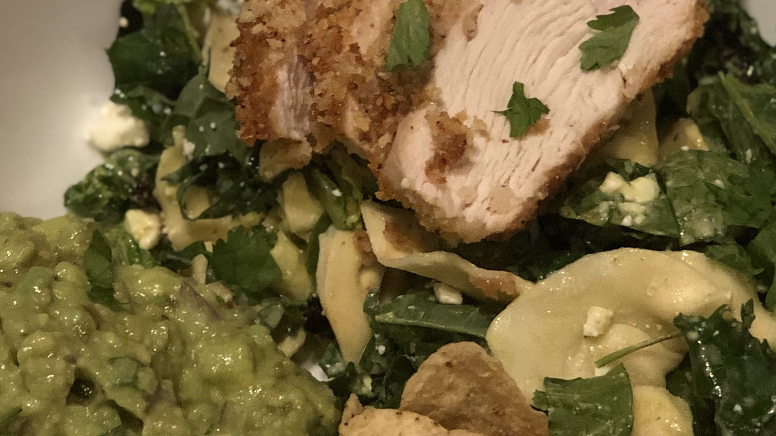 Cilantro Lime Tortellini Salad with Chipotle Chicken