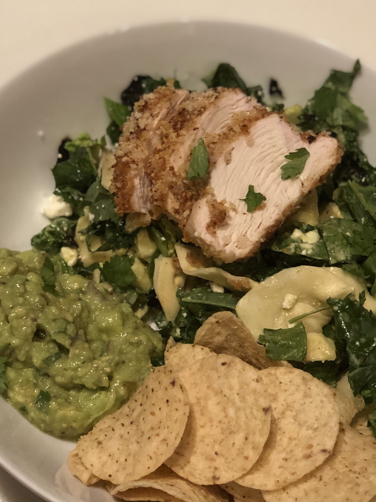 Cilantro Lime Tortellini Salad with Chipotle Chicken