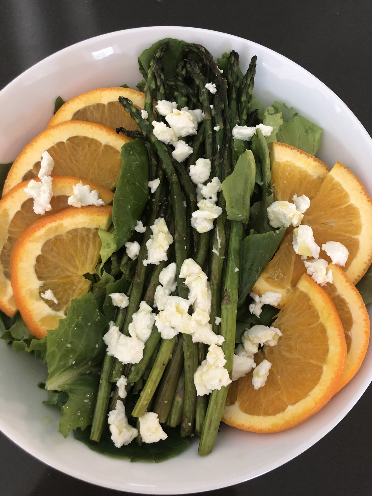 Pan Seared Asparagus Salad
