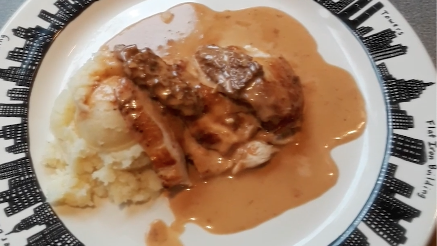 Chicken with Morel Cream Sauce