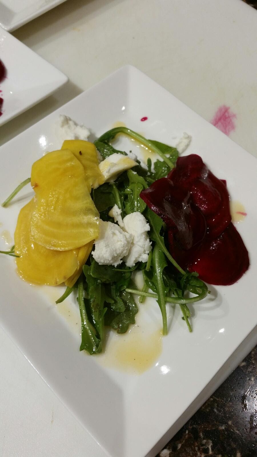 Pickled Beet, Arugula, Goat Cheese Salad