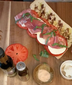 Caprese Prosciutto Sandwich