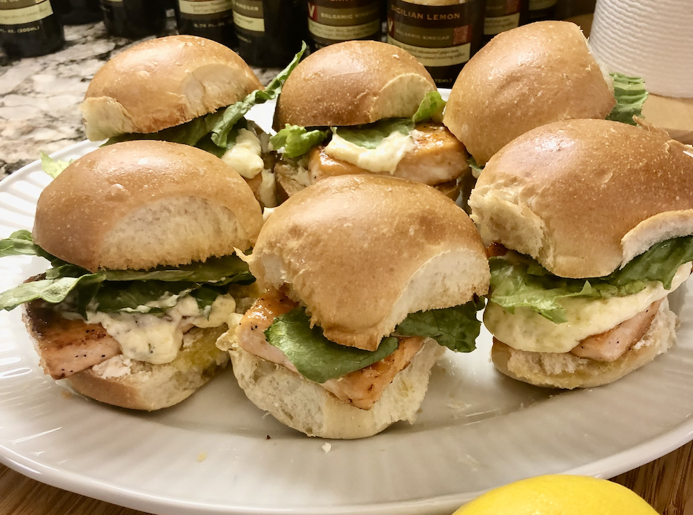 Salmon Slider
