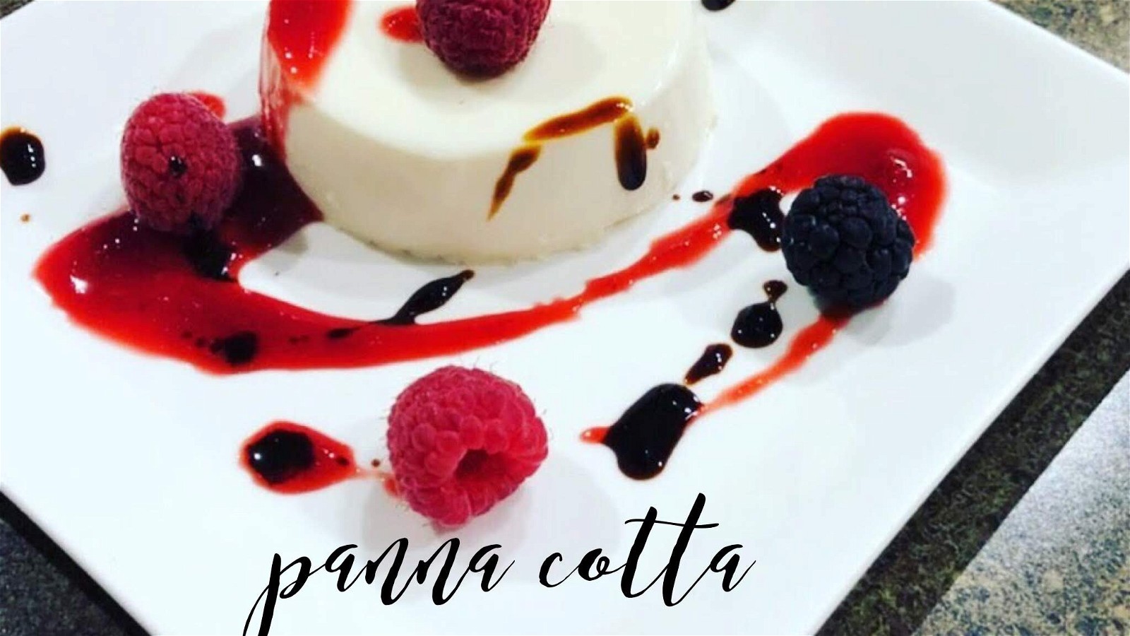 Panna Cotta with Fresh Fruit