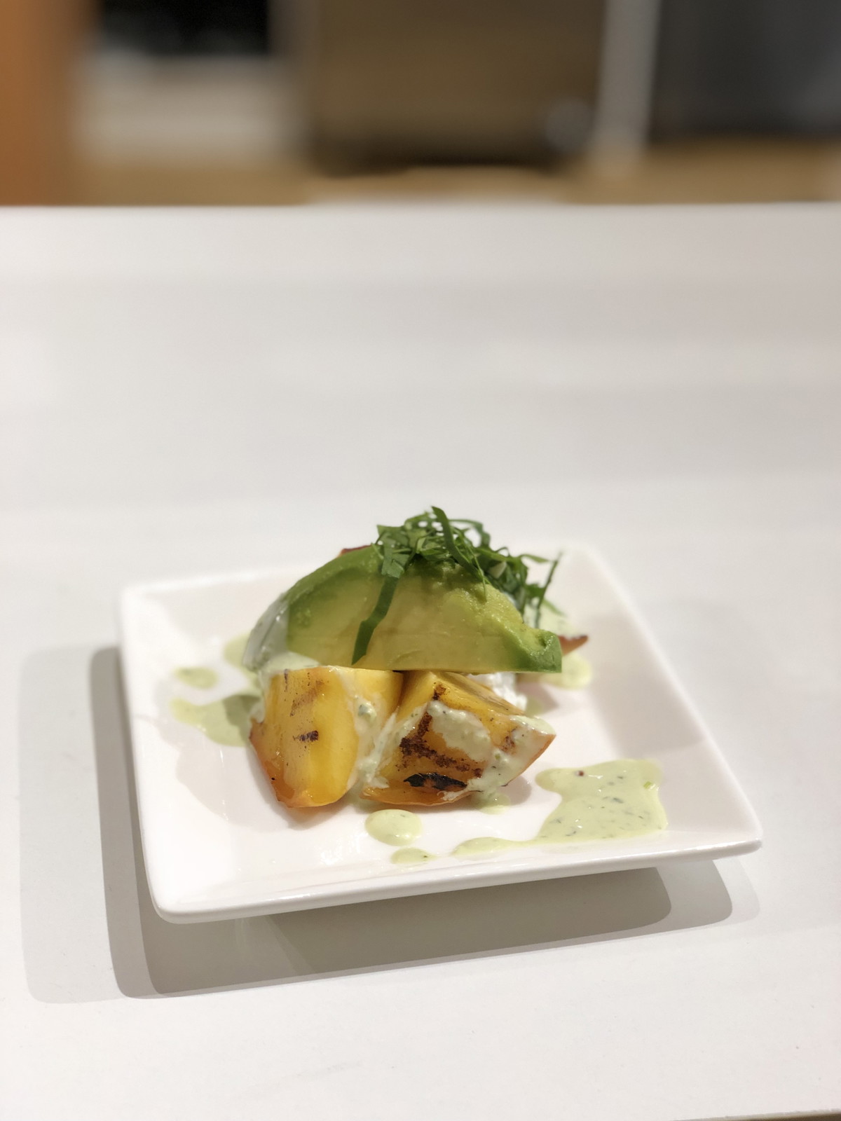 Grilled Peach Salad