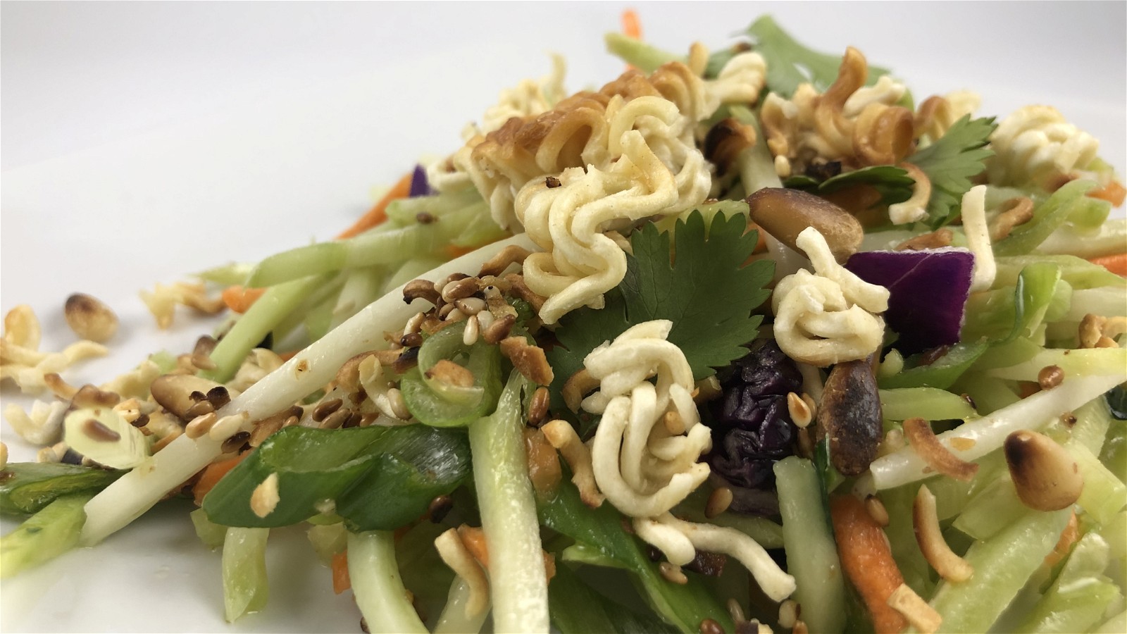 Broccoli Slaw with Ginger Honey Dressing