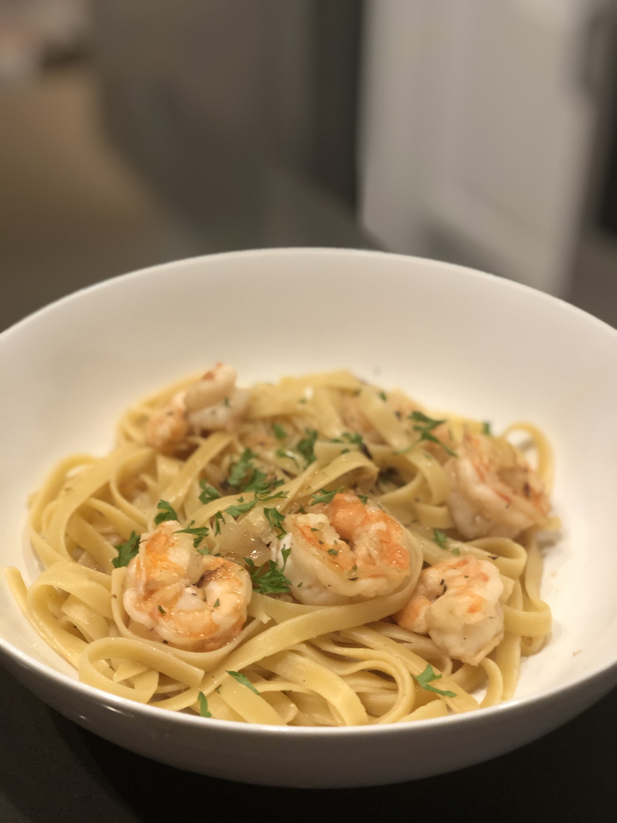 Shrimp Scampi Linguine